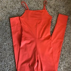 Girlfriend Collective coral unitard sz S